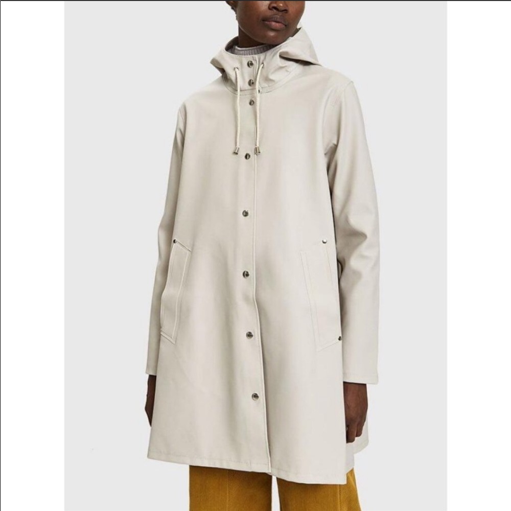 Stutterheim Mosebacke Beige Rain Jacket